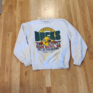 Two Oregon Ducks Original 1995 Rose Bowl Sweatshirts